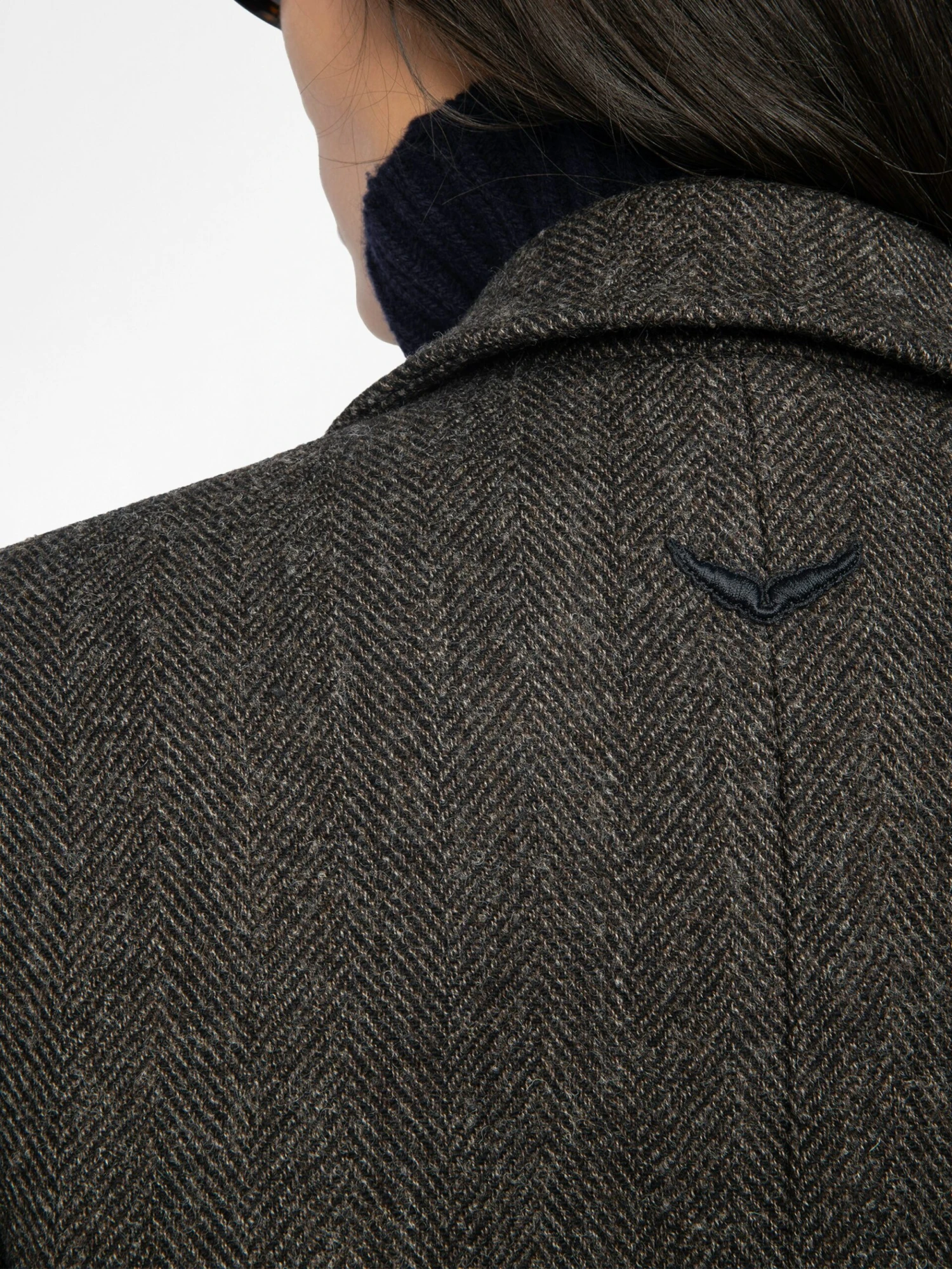 Miew Coat Dark chocolate Zadig & Voltaire Miew Coat Dark Chocolate -Zadig Et Voltaire WWCO01240 DARK CHOCOLATE ADDI 3 686b840874283 scaled