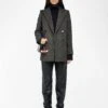 Zadig & Voltaire Miew Coat Dark Chocolate