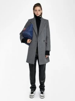Zadig & Voltaire Miewl Coat Gris Chine
