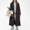 Zadig & Voltaire Kenar Trench Coat Dark Chocolate
