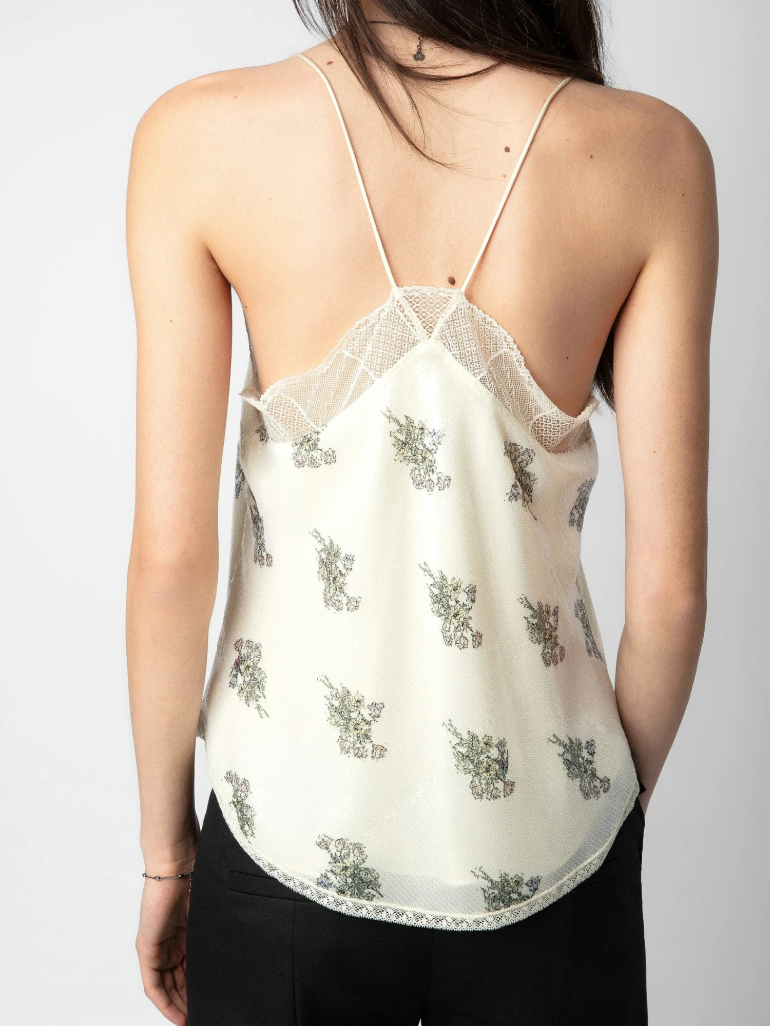 Christy Camisole Mastic Zadig & Voltaire Christy Camisole Mastic -Zadig Et Voltaire WWCR00241 MASTIC BACK scaled