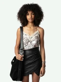 Zadig & Voltaire Christo Silk Camisole Ecru 2 Zadig & Voltaire Christo Silk Camisole Ecru -Zadig Et Voltaire WWCR00252 ECRU ADDI 1 66841731b0f38