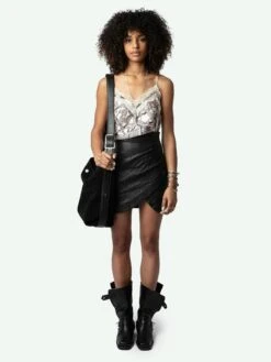 Zadig & Voltaire Christo Silk Camisole Ecru