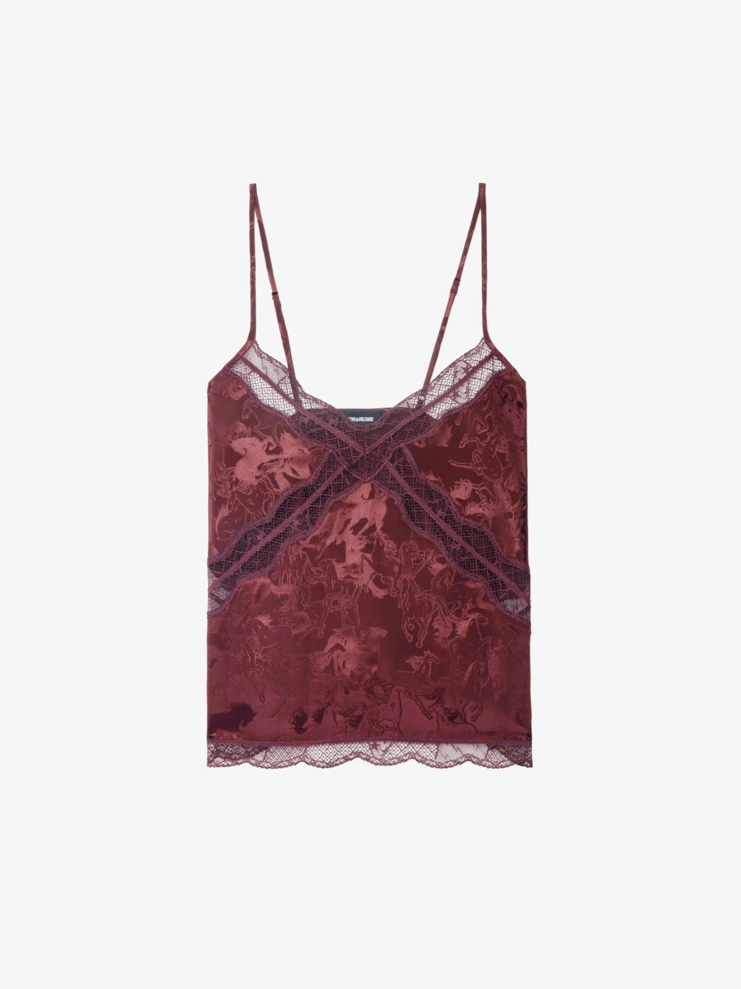 Cishi Silk Camisole Burgundy Zadig & Voltaire Cishi Silk Camisole Burgundy -Zadig Et Voltaire WWCR01298 BURGUNDY PACKSHOT 686287b4928b4 scaled