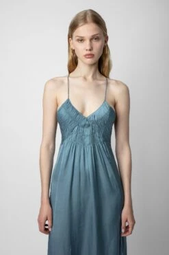 Zadig & Voltaire Rayonne Satin Dress Tonnerre -Zadig Et Voltaire WWDR01076 TONNERRE 8