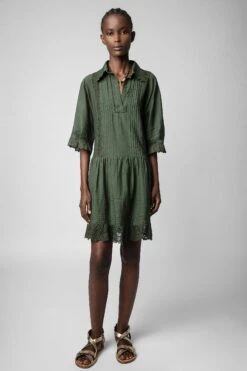Zadig & Voltaire Rosea Dress Kaki