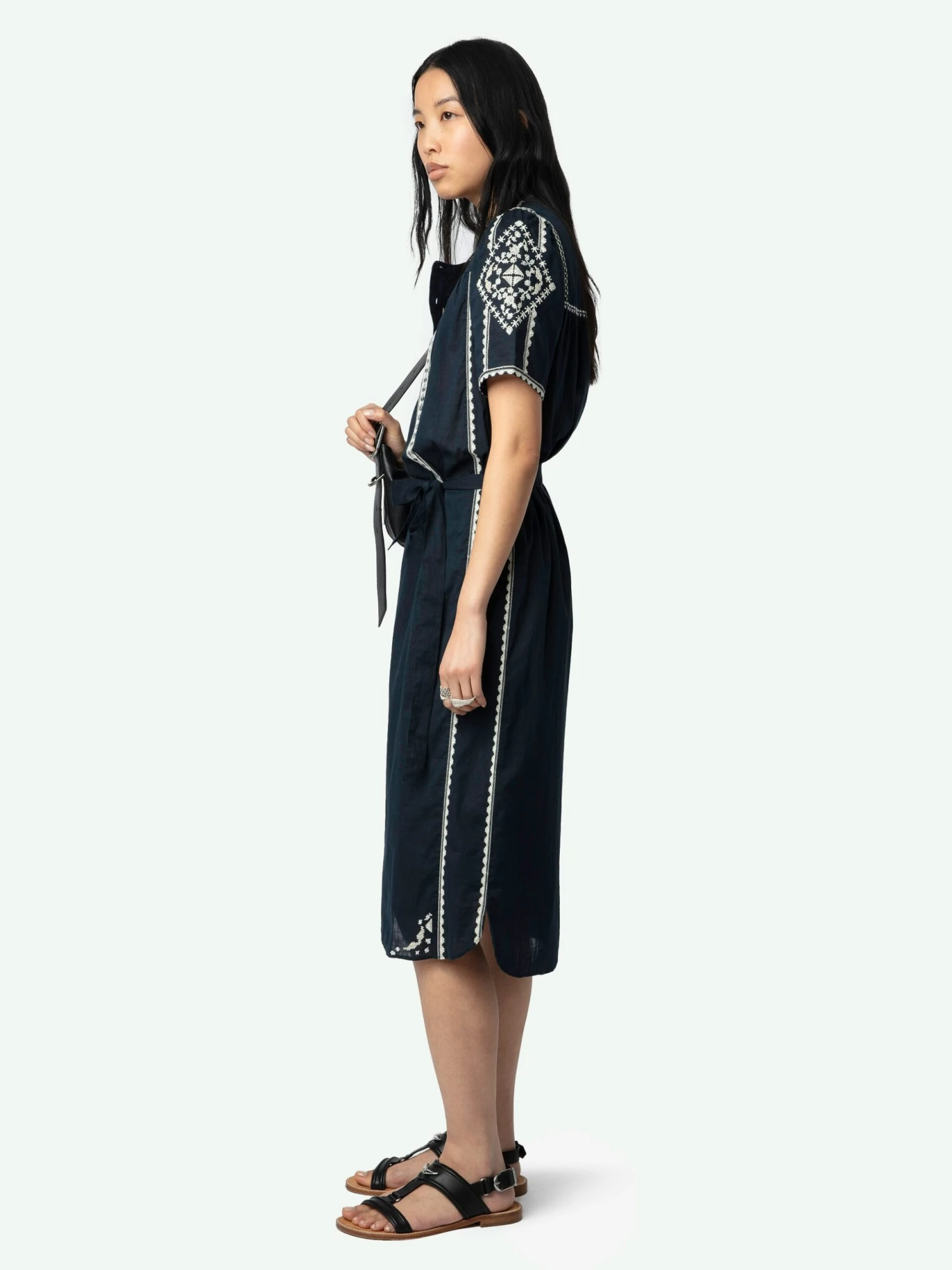 Rigy Navy Belted Dress Encre Zadig & Voltaire Rigy Navy Belted Dress Encre -Zadig Et Voltaire WWDR01204 ENCRE ADDI 2 67bed66c8b090 scaled