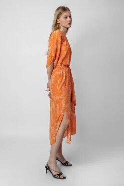 Zadig & Voltaire Rusty Dress Corail -Zadig Et Voltaire WWDR01217 CORAIL 8