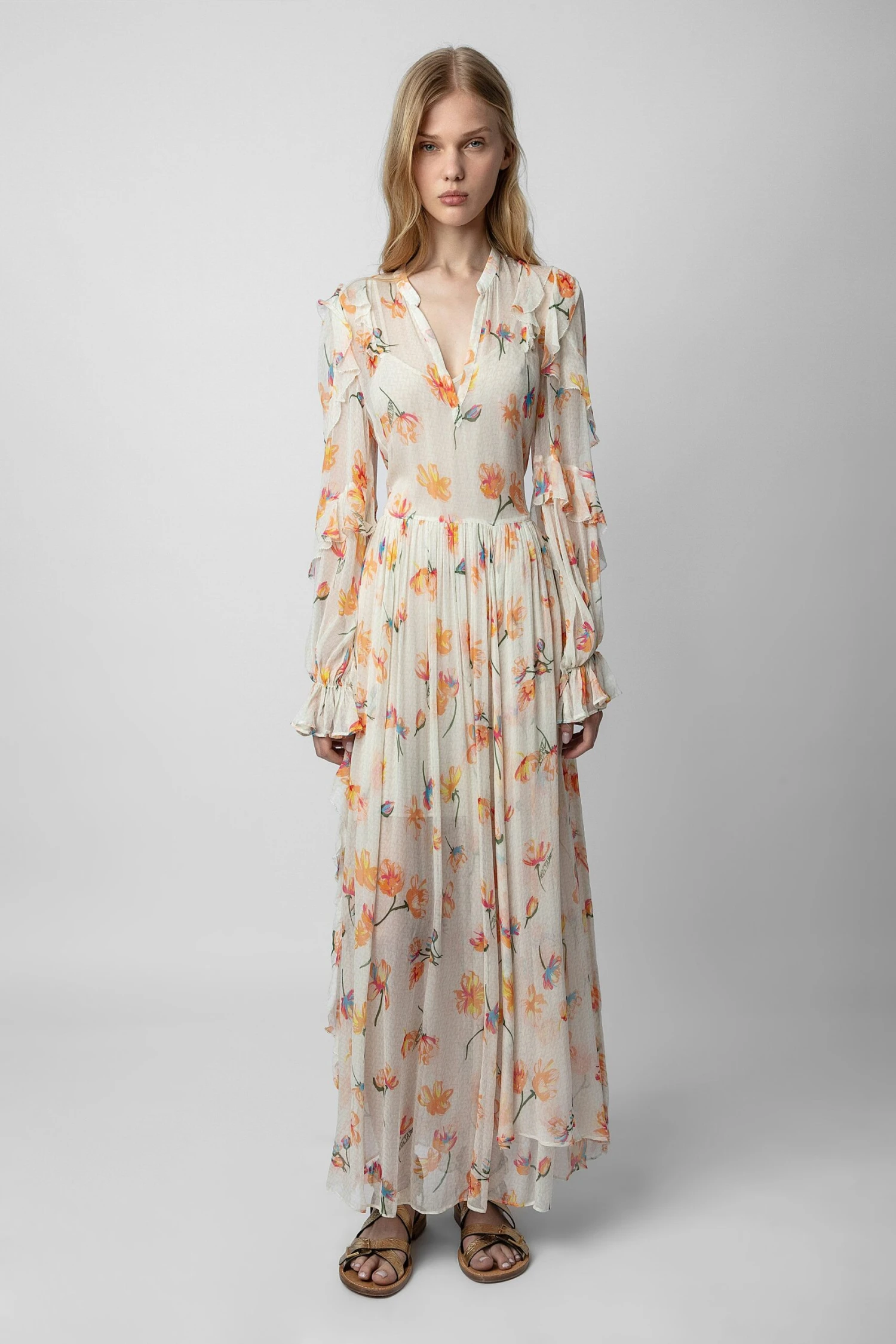 Riciny Courtney Dress Mastic Zadig & Voltaire Riciny Courtney Dress Mastic -Zadig Et Voltaire WWDR01238 MASTIC 6 scaled