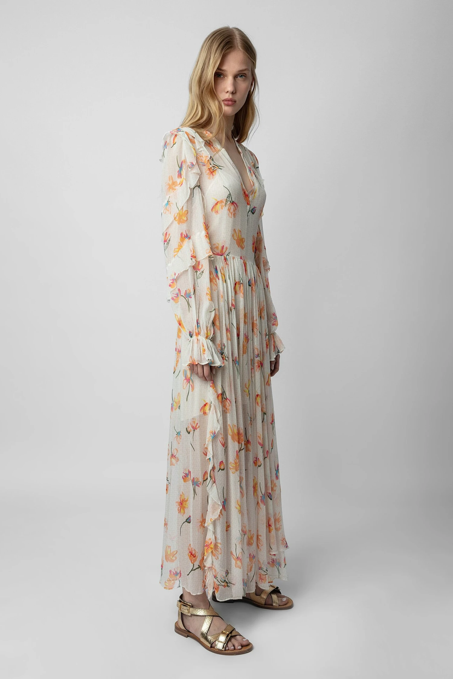 Riciny Courtney Dress Mastic Zadig & Voltaire Riciny Courtney Dress Mastic -Zadig Et Voltaire WWDR01238 MASTIC 7 scaled