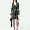 Zadig & Voltaire Rozo Silk Dress Black