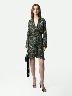 Zadig & Voltaire Rozo Silk Dress Black