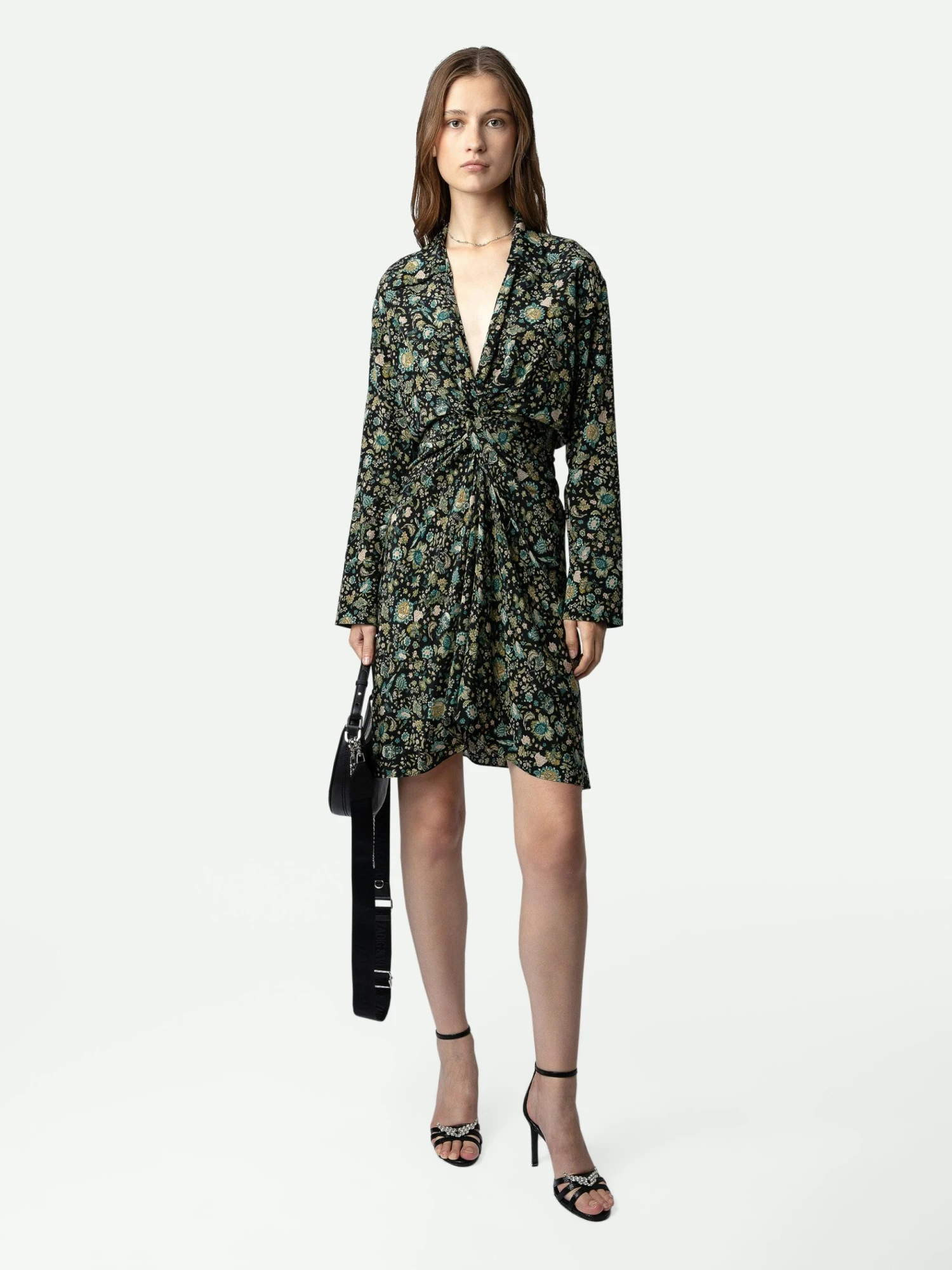 Rozo Silk Dress Black Zadig & Voltaire Rozo Silk Dress Black -Zadig Et Voltaire WWDR01264 NOIR SHOOTING scaled