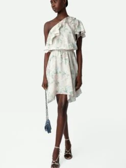 Zadig & Voltaire Robbie Dress Mastic 3 Zadig & Voltaire Robbie Dress Mastic -Zadig Et Voltaire WWDR01340 MASTIC HOVER