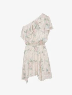 Zadig & Voltaire Robbie Dress Mastic 4 Zadig & Voltaire Robbie Dress Mastic -Zadig Et Voltaire WWDR01340 MASTIC PACKSHOT