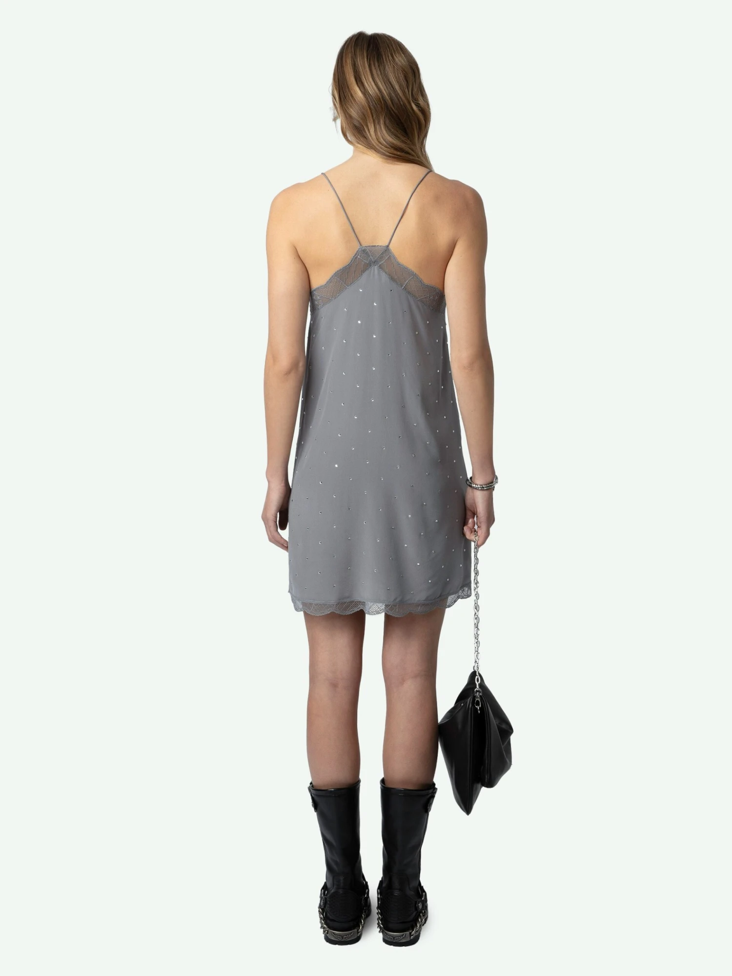 Ristyz Diamante Silk Dress Iron Zadig & Voltaire Ristyz Diamante Silk Dress Iron -Zadig Et Voltaire WWDR01361 IRON BACK 6627cc8f321d0 scaled