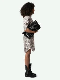 Zadig & Voltaire Rais Silk Dress Ecru -Zadig Et Voltaire WWDR01385 ECRU ADDI 2 66841705acc6b