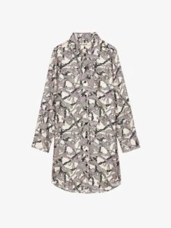 Zadig & Voltaire Rais Silk Dress Ecru -Zadig Et Voltaire WWDR01385 ECRU PACKSHOT 668bb22c62062