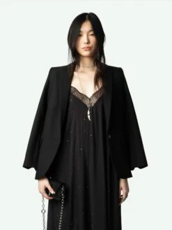 Zadig & Voltaire Risty Diamanté Dress Stone 5 Zadig & Voltaire Risty Diamanté Dress Stone -Zadig Et Voltaire WWDR01387 STONE ADDI 4 668d033ca3b56