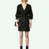 Zadig & Voltaire Rosli Velvet Dress Black