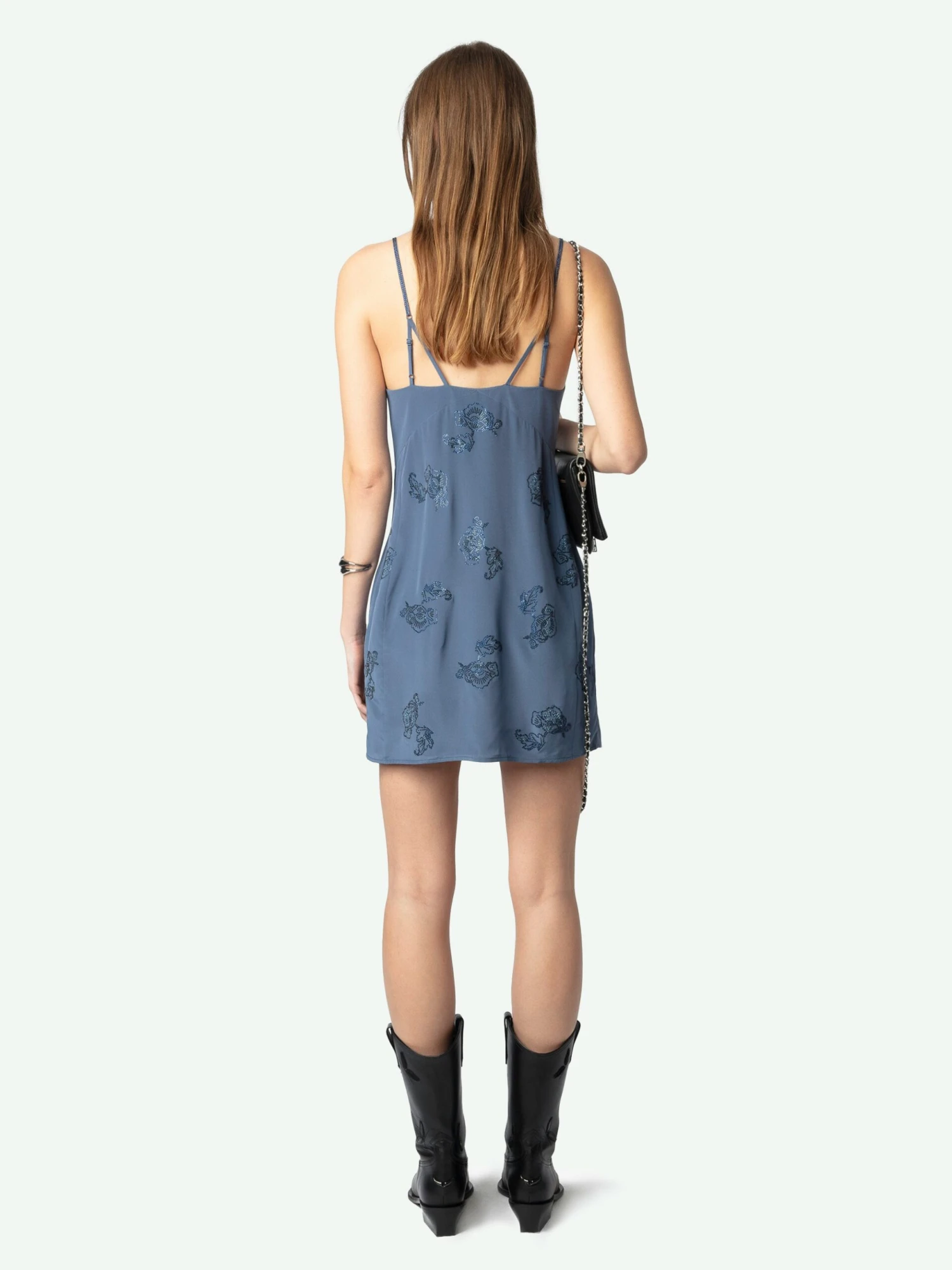 Rameli Silk Dress Officer Zadig & Voltaire Rameli Silk Dress Officer -Zadig Et Voltaire WWDR02386 OFFICER BACK 6763e5b844954 scaled