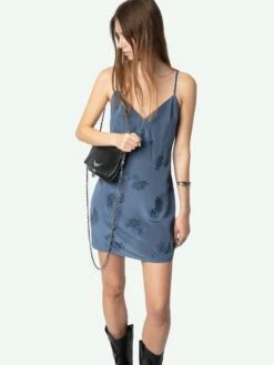 Zadig & Voltaire Rameli Silk Dress Officer 3 Zadig & Voltaire Rameli Silk Dress Officer -Zadig Et Voltaire WWDR02386 OFFICER HOVER 6763e7b325159