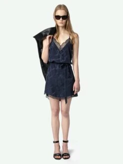 Zadig & Voltaire Risty Silk Dress Encre