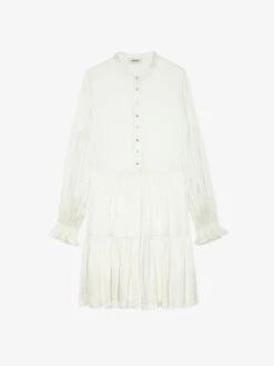 Zadig & Voltaire Randy Satin Dress Flake 8 Zadig & Voltaire Randy Satin Dress Flake -Zadig Et Voltaire WWDR02451 FLAKE PACKSHOT 6763e39d49360