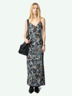 Zadig & Voltaire Ramelil Dress Encre -Zadig Et Voltaire WWDR02501 ENCRE ADDI 1 672a44adbb055