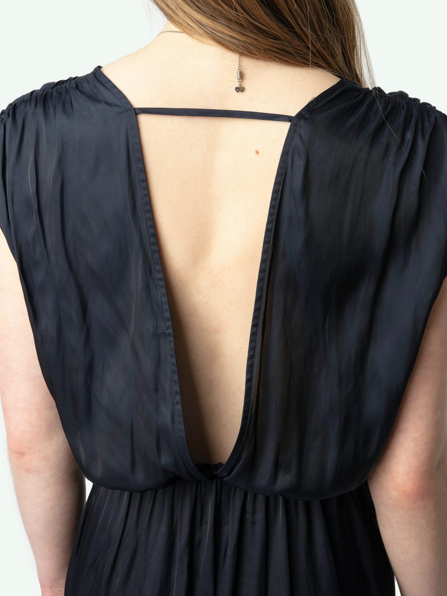 Ritmic Navy Satin Long Dress Encre Zadig & Voltaire Ritmic Navy Satin Long Dress Encre -Zadig Et Voltaire WWDR02510 ENCRE HOVER 67a9e3c65dd1b scaled