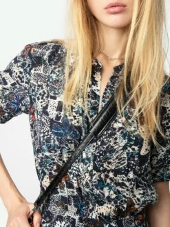 Zadig & Voltaire Rimaz Dress Encre -Zadig Et Voltaire WWDR02514 ENCRE ADDI 1 672a45a10f3cc