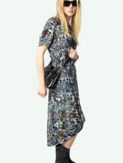 Zadig & Voltaire Rimaz Dress Encre -Zadig Et Voltaire WWDR02514 ENCRE ADDI 3 672a449c408b9