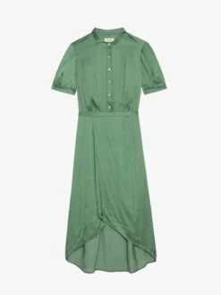 Zadig & Voltaire Rimaz Satin Dress Coriander -Zadig Et Voltaire WWDR02521 CORIANDER PACKSHOT 6728b4193f0df