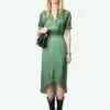 Zadig & Voltaire Rimaz Satin Dress Coriander
