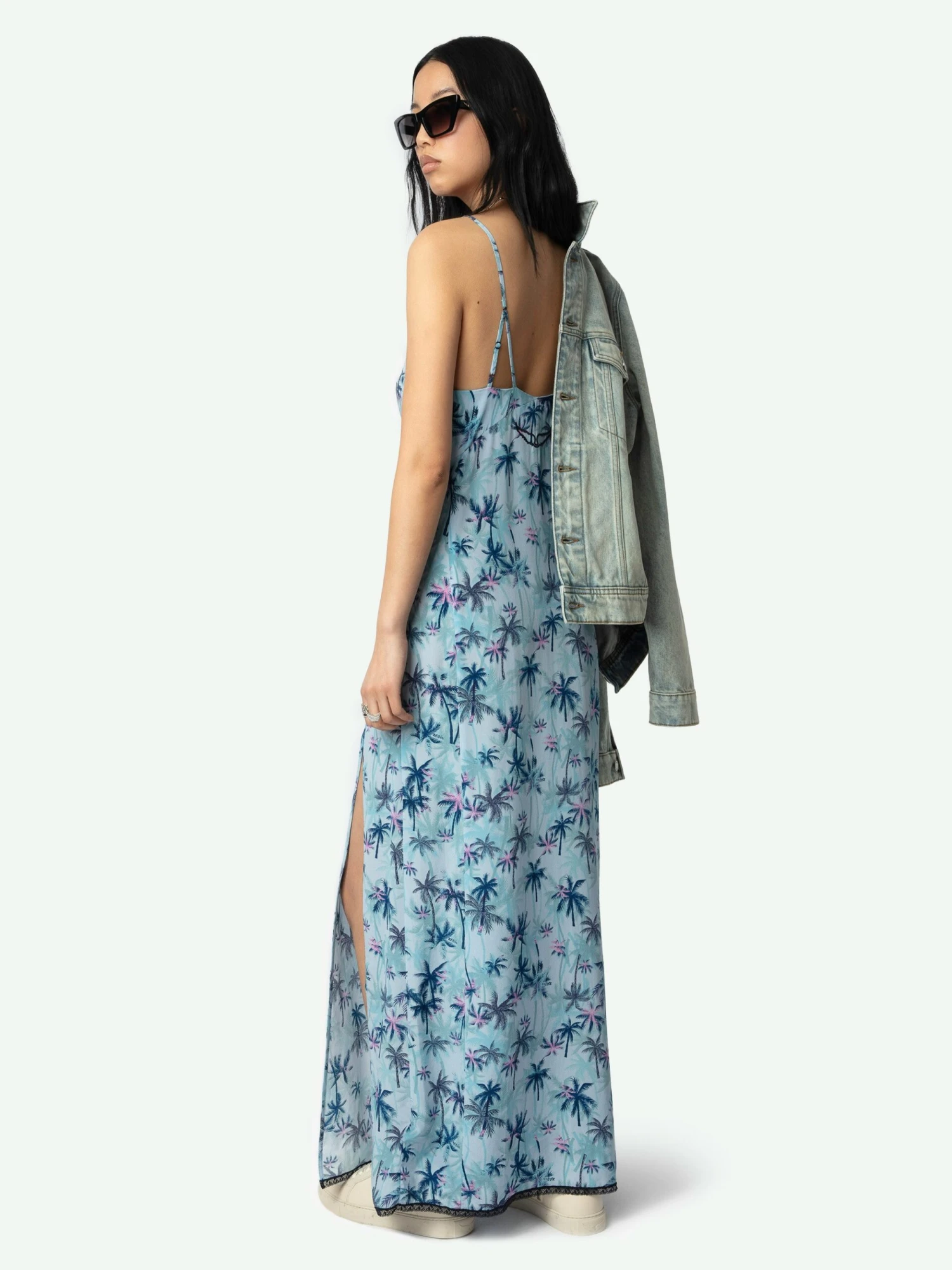 Ramelil Silk Vacation Dress Mist Zadig & Voltaire Ramelil Silk Vacation Dress Mist -Zadig Et Voltaire WWDR02531 MIST BACK 67bed54c044b9 scaled