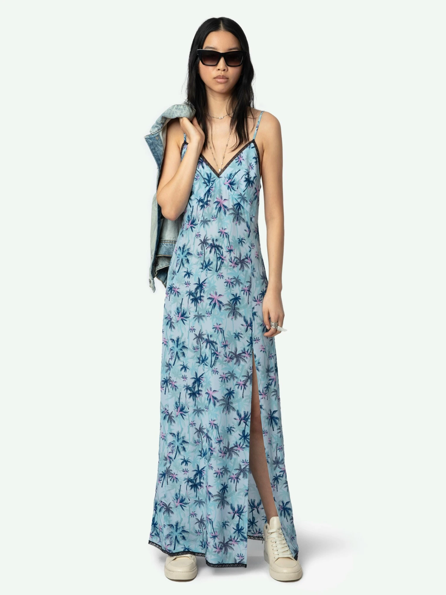Ramelil Silk Vacation Dress Mist Zadig & Voltaire Ramelil Silk Vacation Dress Mist -Zadig Et Voltaire WWDR02531 MIST SHOOTING 67bed6f402dc3 scaled