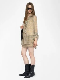 Zadig & Voltaire Ralice Dress Cloud -Zadig Et Voltaire WWDR02541 CLOUD ADDI 4 6849a65c106bb