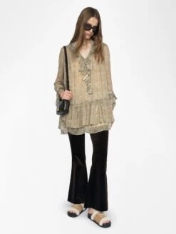 Zadig & Voltaire Ralice Dress Cloud -Zadig Et Voltaire WWDR02541 CLOUD ADDI 5 6849a55e0e1cc