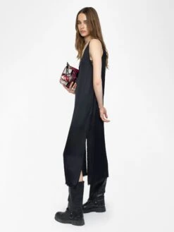 Zadig & Voltaire Renzo Satin Dress Black 4 Zadig & Voltaire Renzo Satin Dress Black -Zadig Et Voltaire WWDR02556 BLACK ADDI 3 684853ded8fb4