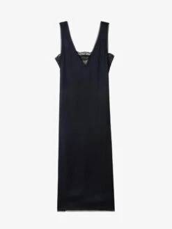 Zadig & Voltaire Renzo Satin Dress Black 6 Zadig & Voltaire Renzo Satin Dress Black -Zadig Et Voltaire WWDR02556 BLACK PACKSHOT 684fe2256407d