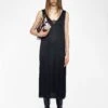 Zadig & Voltaire Renzo Satin Dress Black