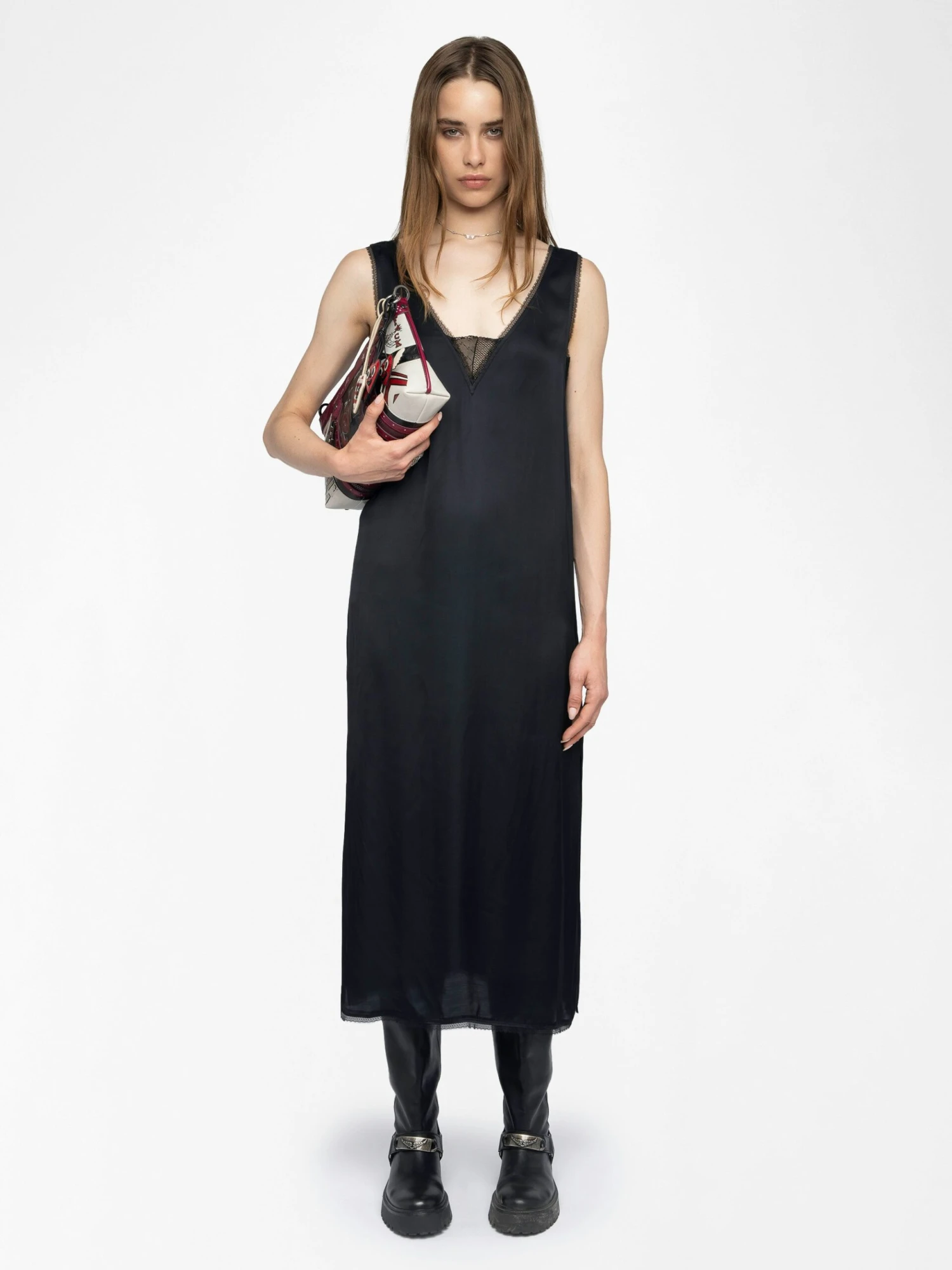 Renzo Satin Dress Black Zadig & Voltaire Renzo Satin Dress Black -Zadig Et Voltaire WWDR02556 BLACK SHOOTING 684853ecba34a scaled