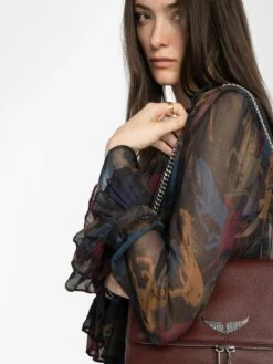 Zadig & Voltaire Ralicel Dress Dark Chocolate -Zadig Et Voltaire WWDR02564 DARK CHOCOLATE ADDI 4 687e3e2ee3d4f