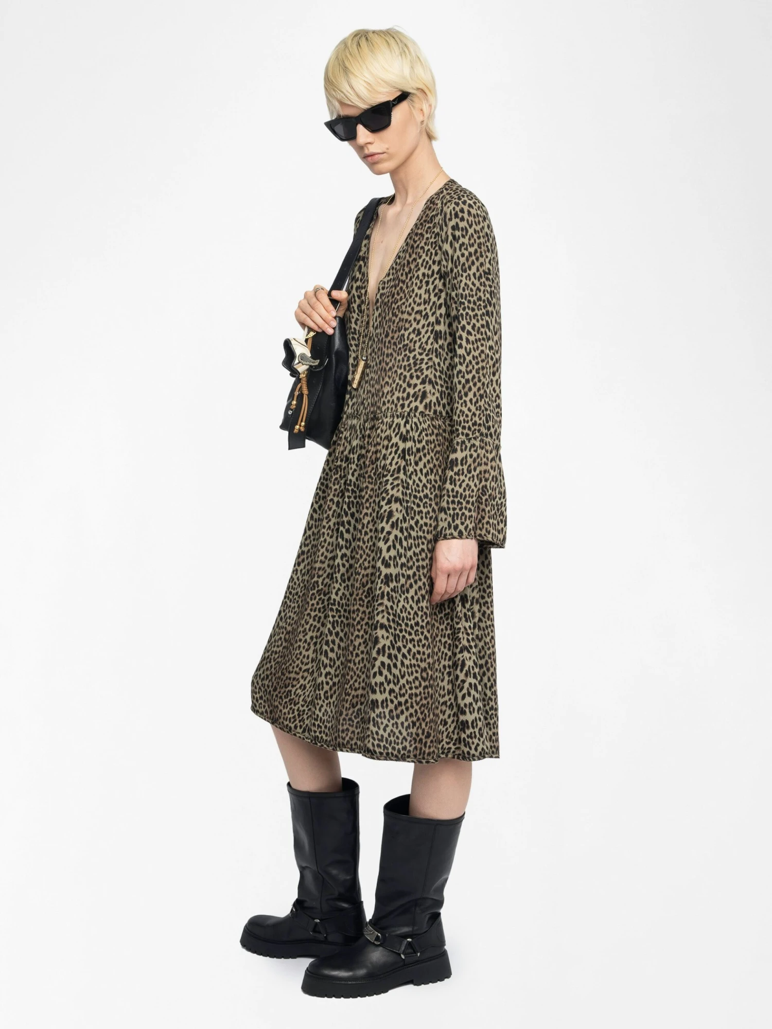 Rinas Dress Leaves Zadig & Voltaire Rinas Dress Leaves -Zadig Et Voltaire WWDR02568 LEAVES ADDI 4 685e8df503b2d scaled