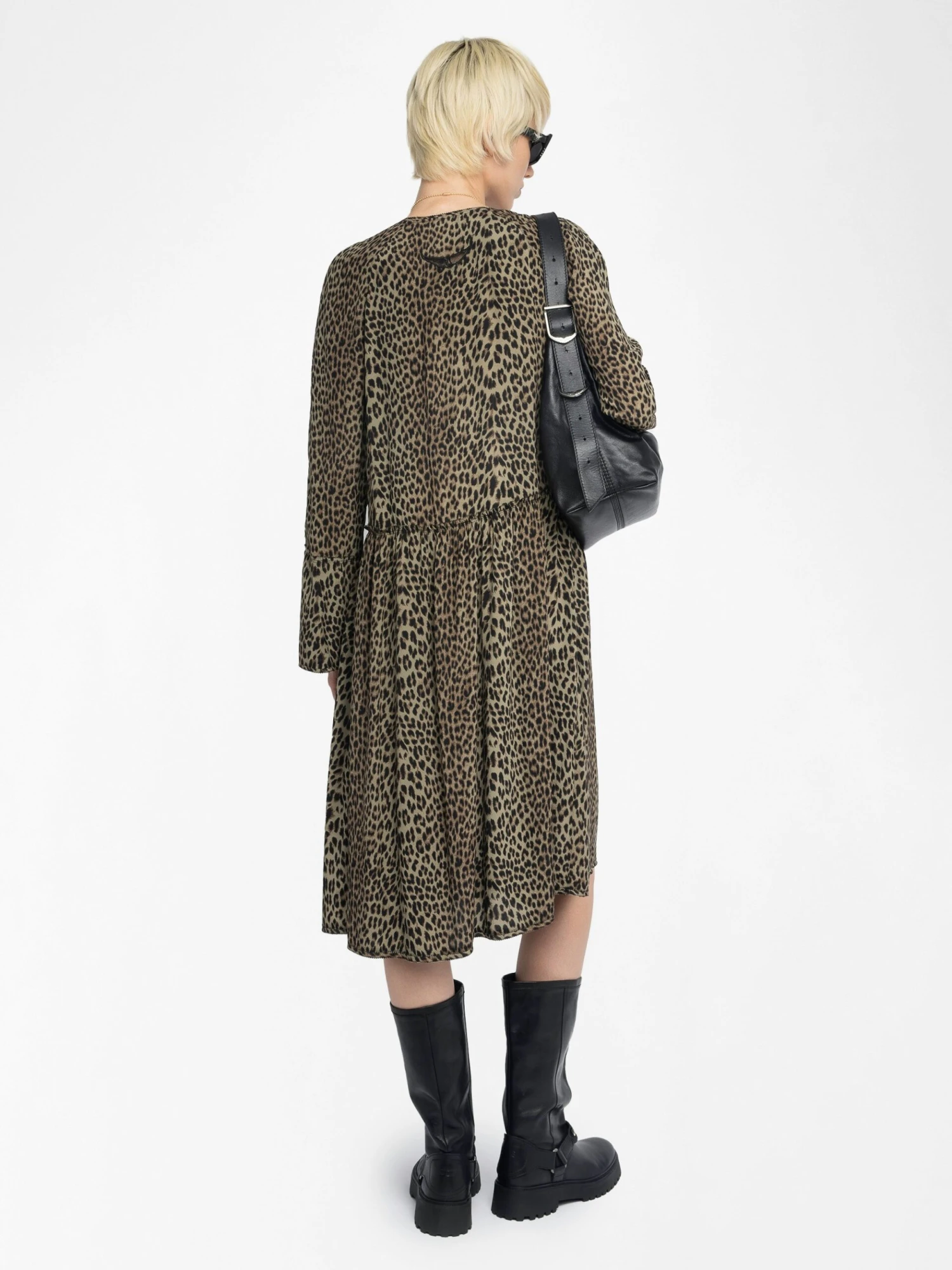 Rinas Dress Leaves Zadig & Voltaire Rinas Dress Leaves -Zadig Et Voltaire WWDR02568 LEAVES BACK 685e8e0602854 scaled