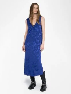 Zadig & Voltaire Renzo Silk Dress Electric -Zadig Et Voltaire WWDR02572 ELECTRIC ADDI 1 68824efd47701