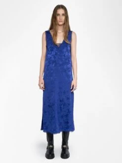 Zadig & Voltaire Renzo Silk Dress Electric
