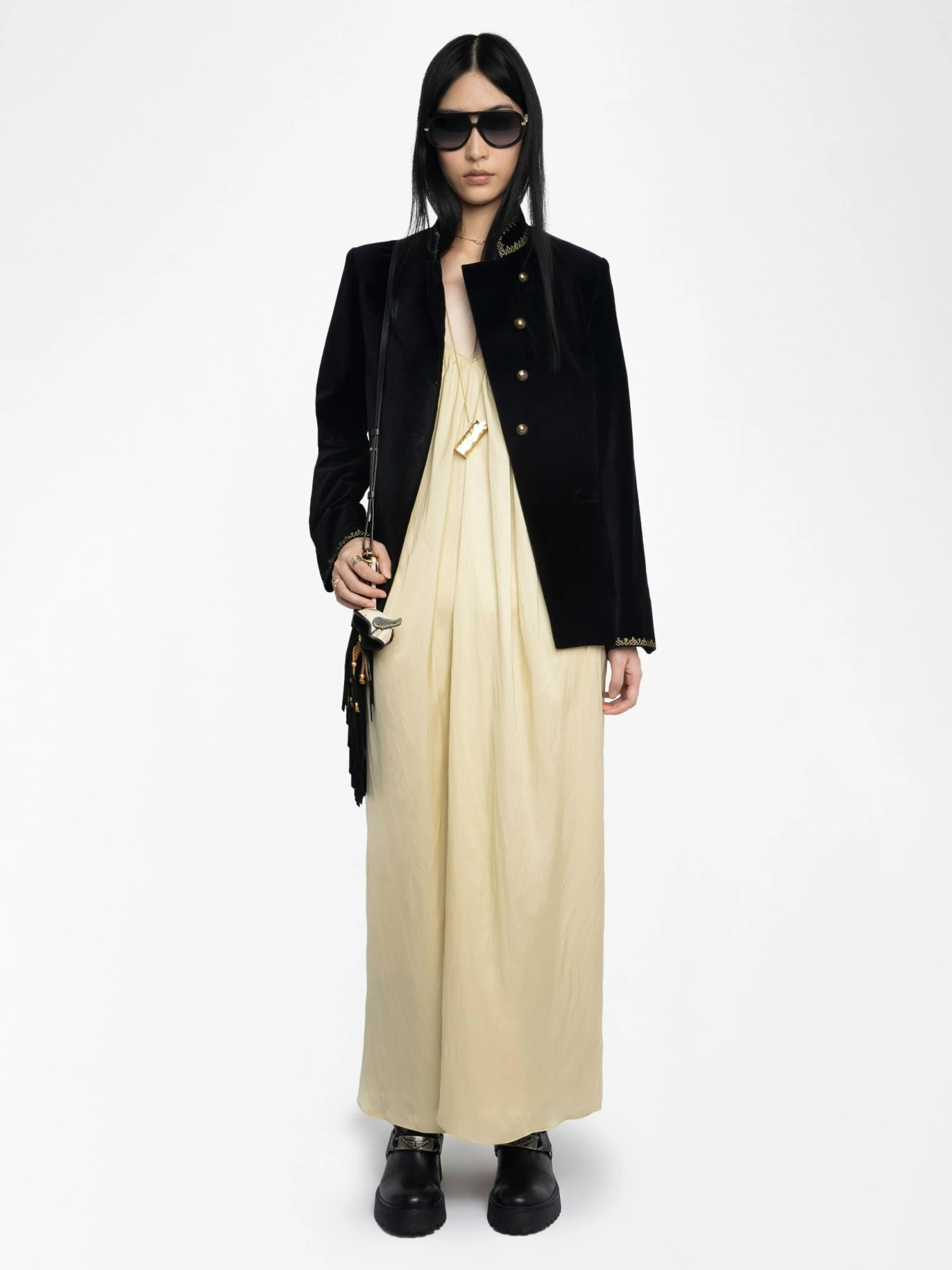 Ristym Satin Dress Blond Zadig & Voltaire Ristym Satin Dress Blond -Zadig Et Voltaire WWDR02587 BLOND ADDI 1 685d238d9c6ef scaled