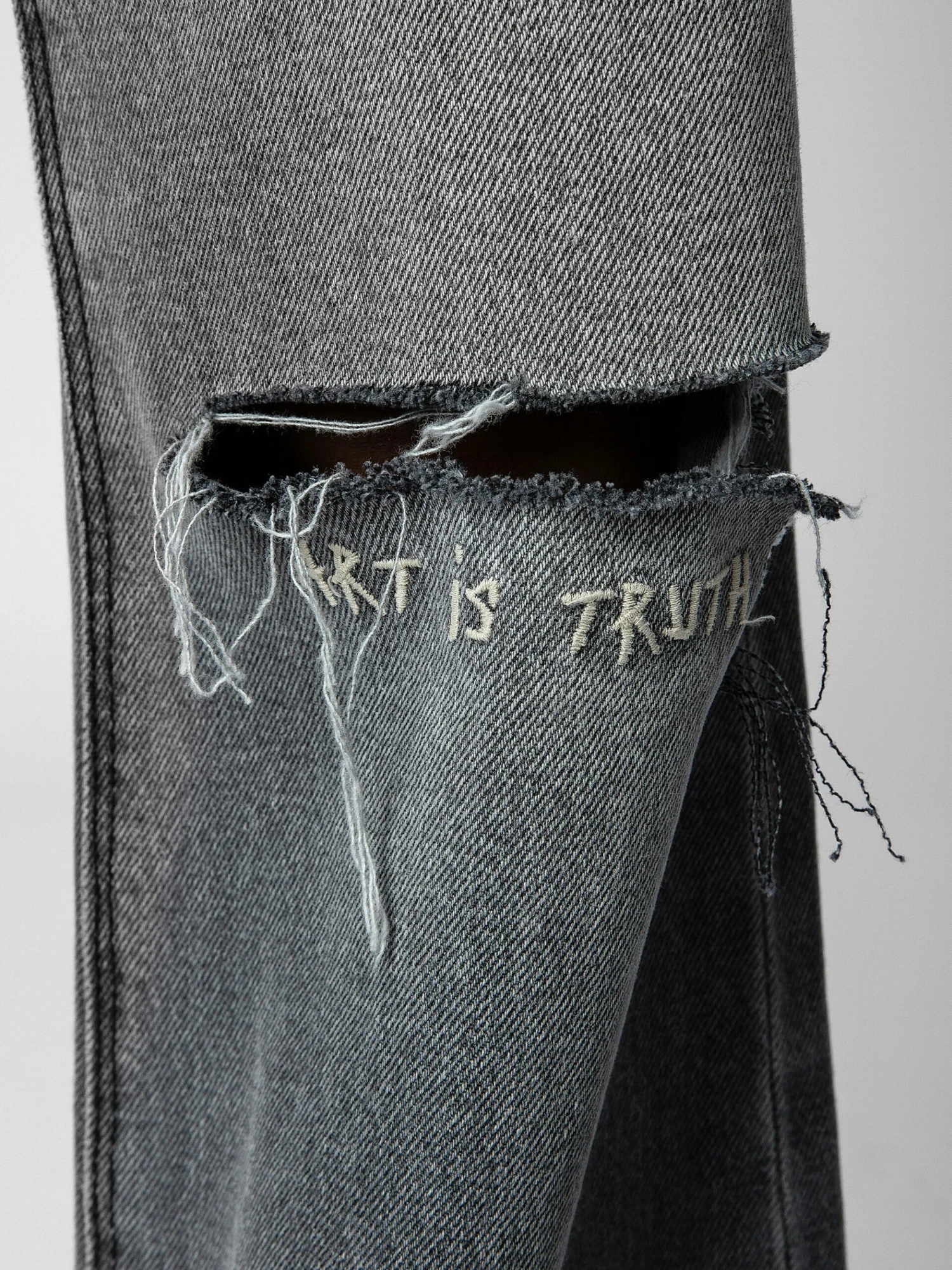 Evy Jeans Grey Zadig & Voltaire Evy Jeans Grey -Zadig Et Voltaire WWJE00224 GRIS ADDI 2 1 scaled