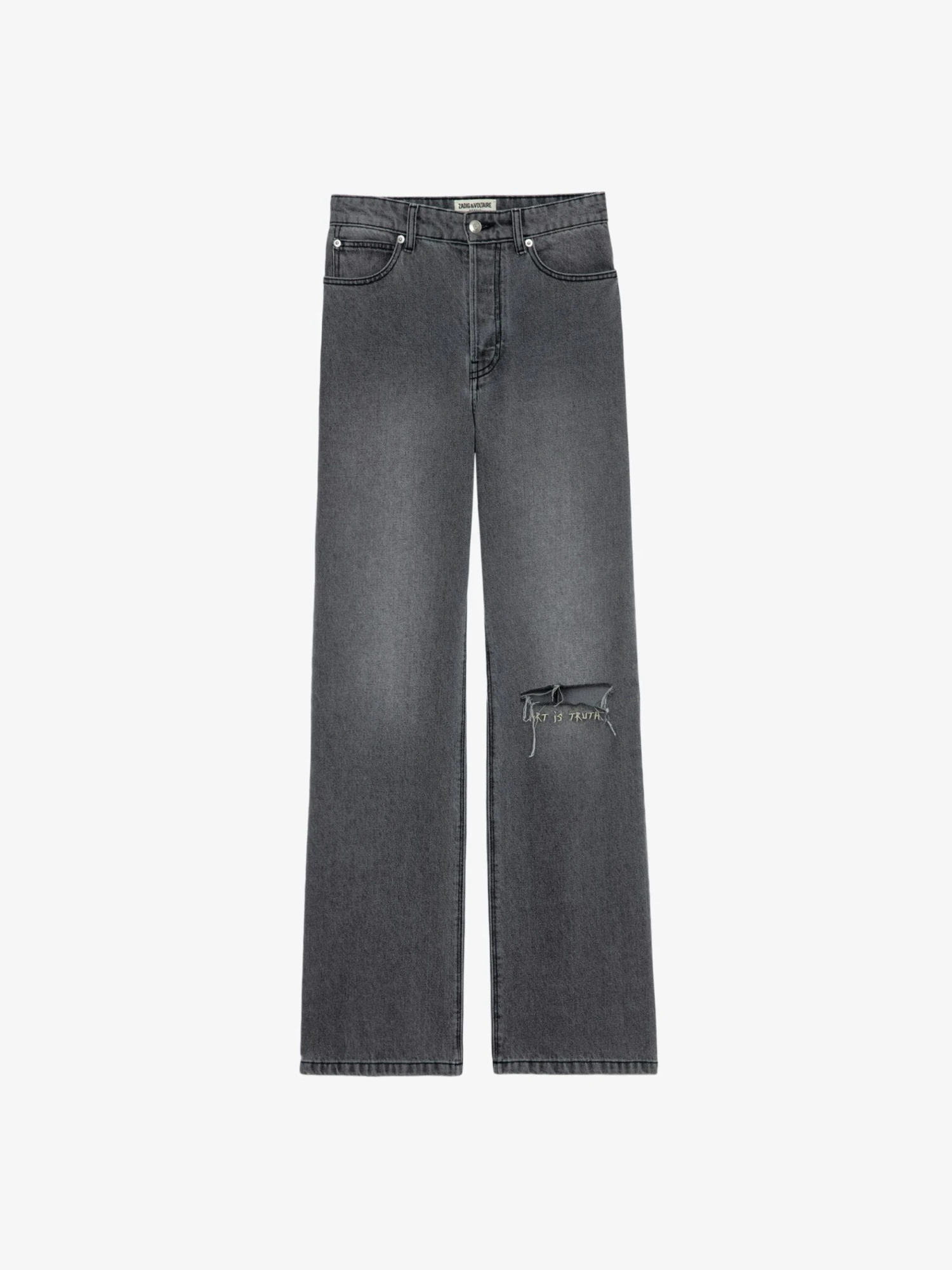 Evy Jeans Grey Zadig & Voltaire Evy Jeans Grey -Zadig Et Voltaire WWJE00224 GRIS PACKSHOT 1 scaled